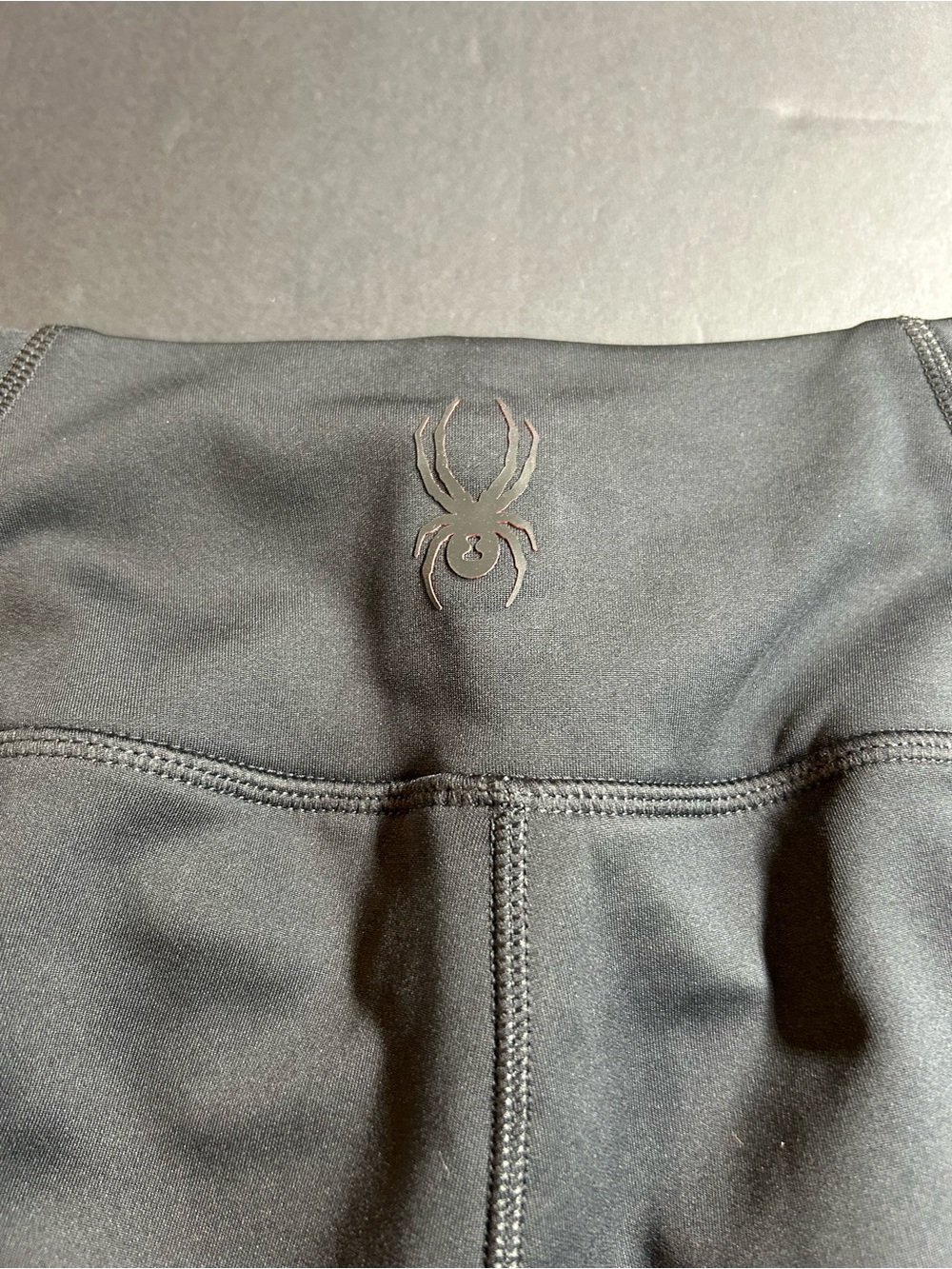 Spyder Activewear Women’s Active Leggings w/ Zip Pockets-Black, Fleece Lined - Picture 5 of 8